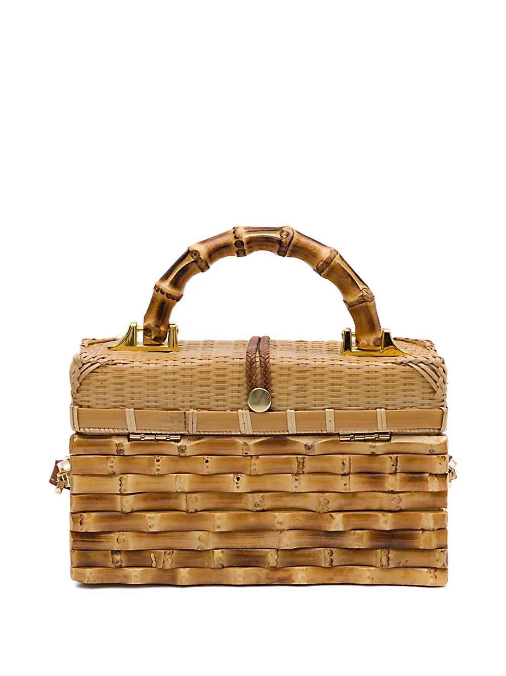 Isla Eleonora Rattan Shoulder Bag — Same as shown — Size One Size — Side View
