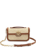 Isla Sirena Canvas Shoulder Bag — Same as shown — Size One Size — Front View