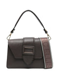 Marc Ellis Kourtney Buckle Detail Shoulder Bag — Same as shown — Size One Size — Front View
