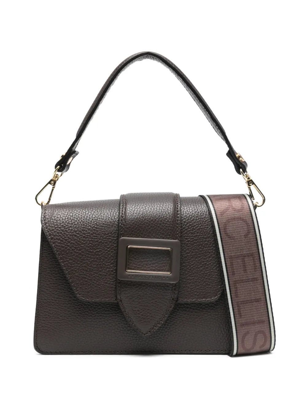 Marc Ellis Kourtney Buckle Detail Shoulder Bag — Same as shown — Size One Size — Front View