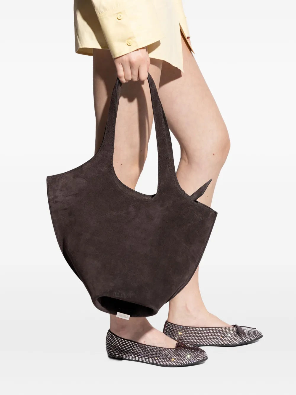 The Attico Medium La Scoop Shoulder Bag — Same as shown — Size One Size — Side View