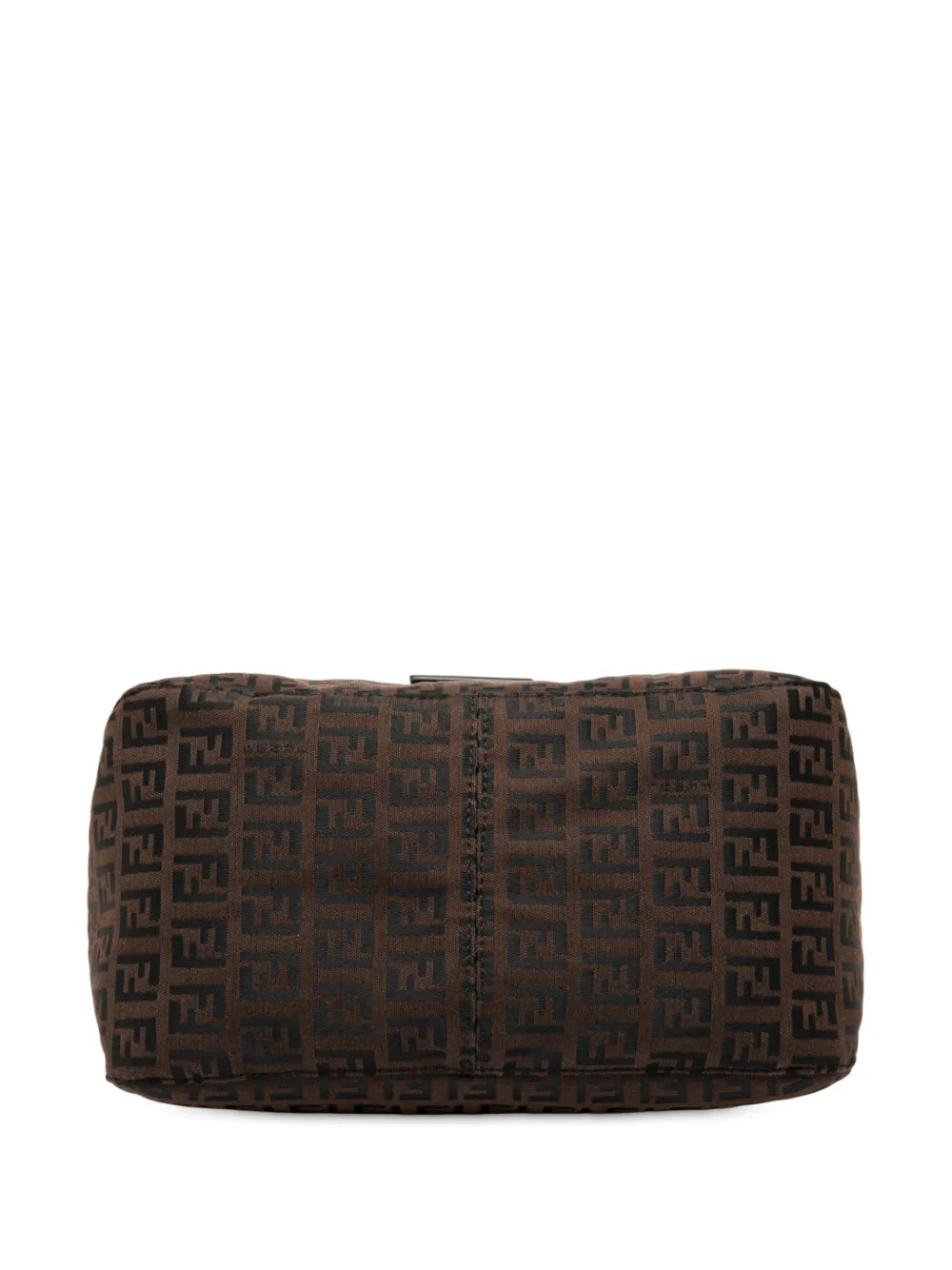 Fendi Pre Owned 2000 2010 Zucchino Canvas Double Flap Mamma Shoulder Bag — Same as shown — Size One Size — Top View