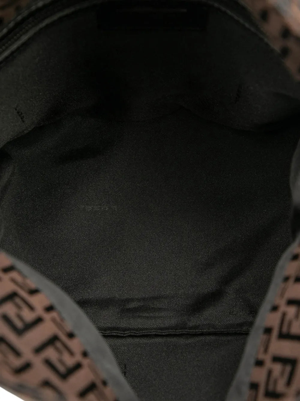 Fendi Pre Owned 2000 2010 Zucchino Canvas Double Flap Mamma Shoulder Bag — Same as shown — Size One Size — Detail View