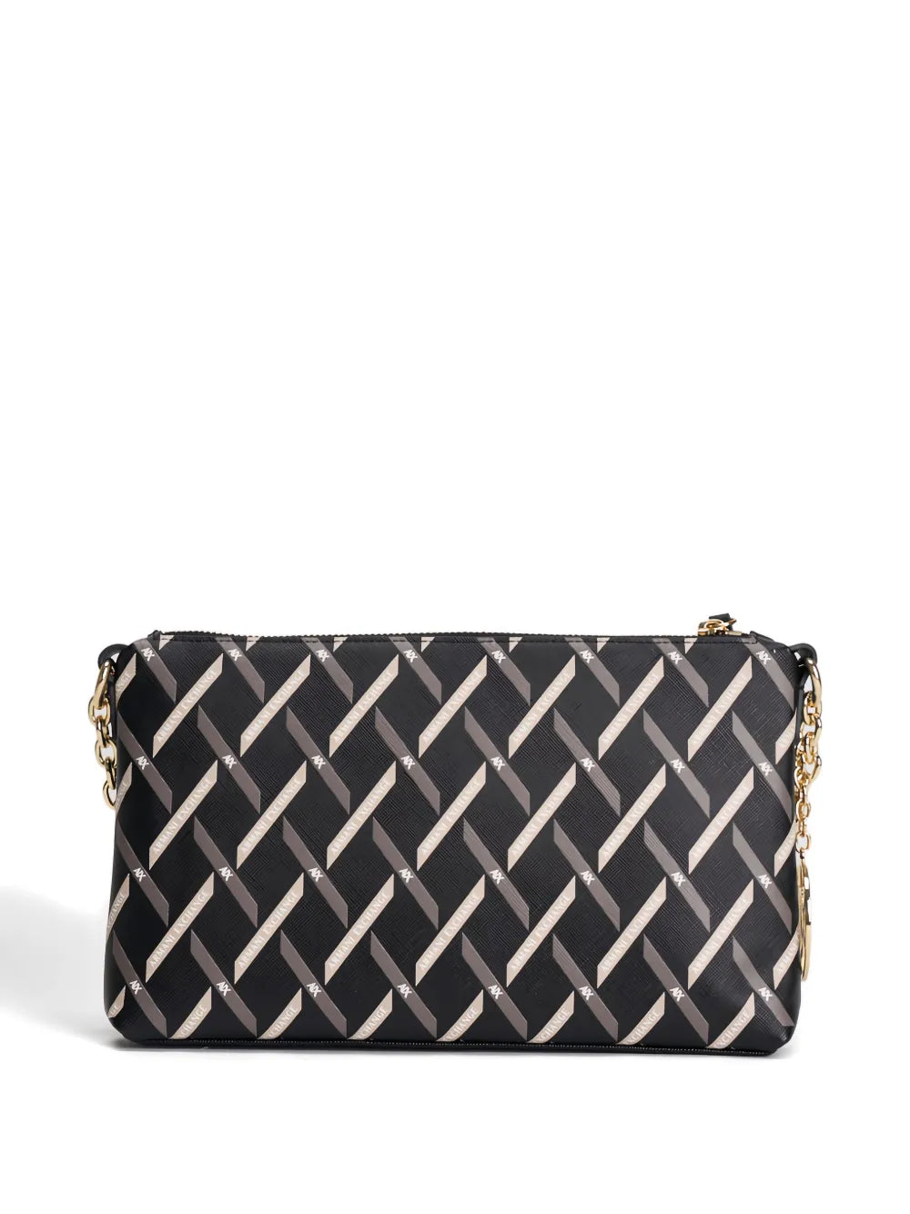 Armani Exchange Chain Strap Geometric Shoulder Bag — Same as shown — Size One Size — Side View