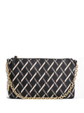 Armani Exchange Chain Strap Geometric Shoulder Bag — Same as shown — Size One Size — Front View
