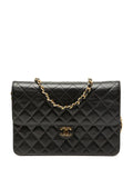 Chanel Pre Owned 1996 1997 Medium Cc Quilted Lambskin Single Flap Shoulder Bag — Same as shown — Size One Size — Front View