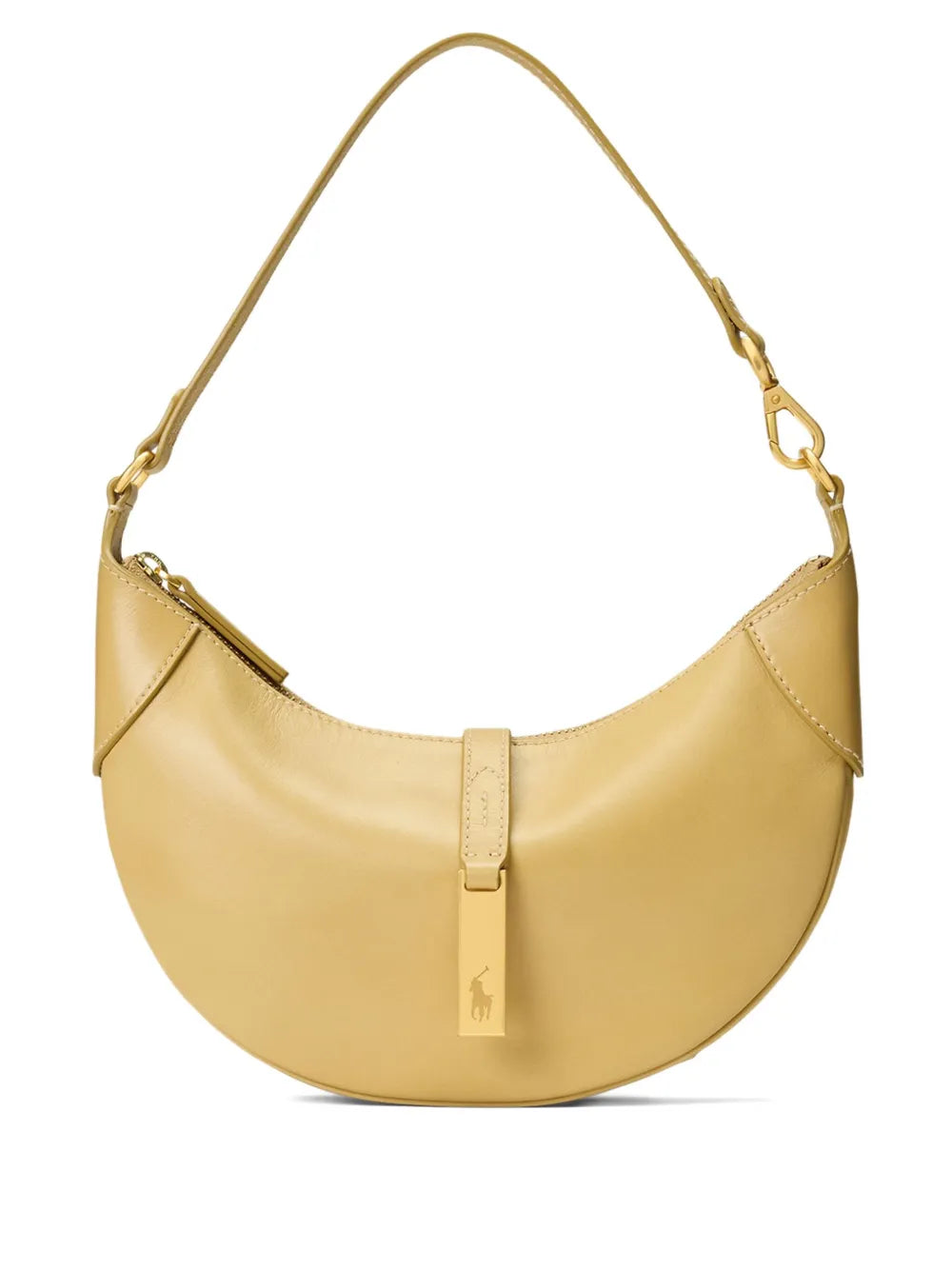 Polo Ralph Lauren Polo Id Leather Shoulder Bag — Same as shown — Size One Size — Front View