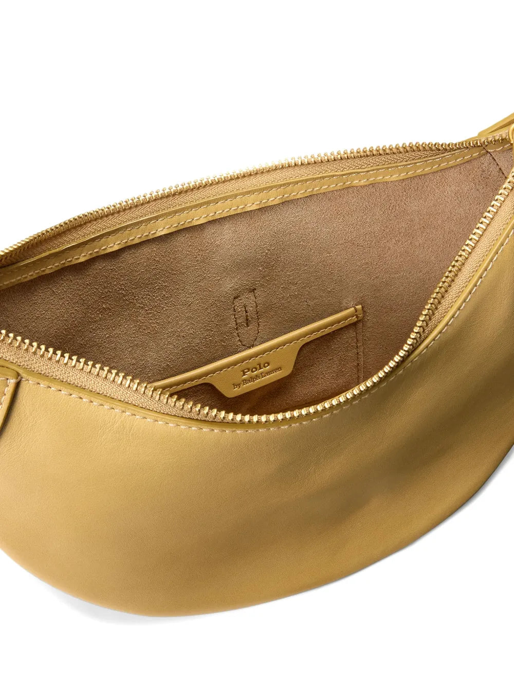 Polo Ralph Lauren Polo Id Leather Shoulder Bag — Same as shown — Size One Size — Top View