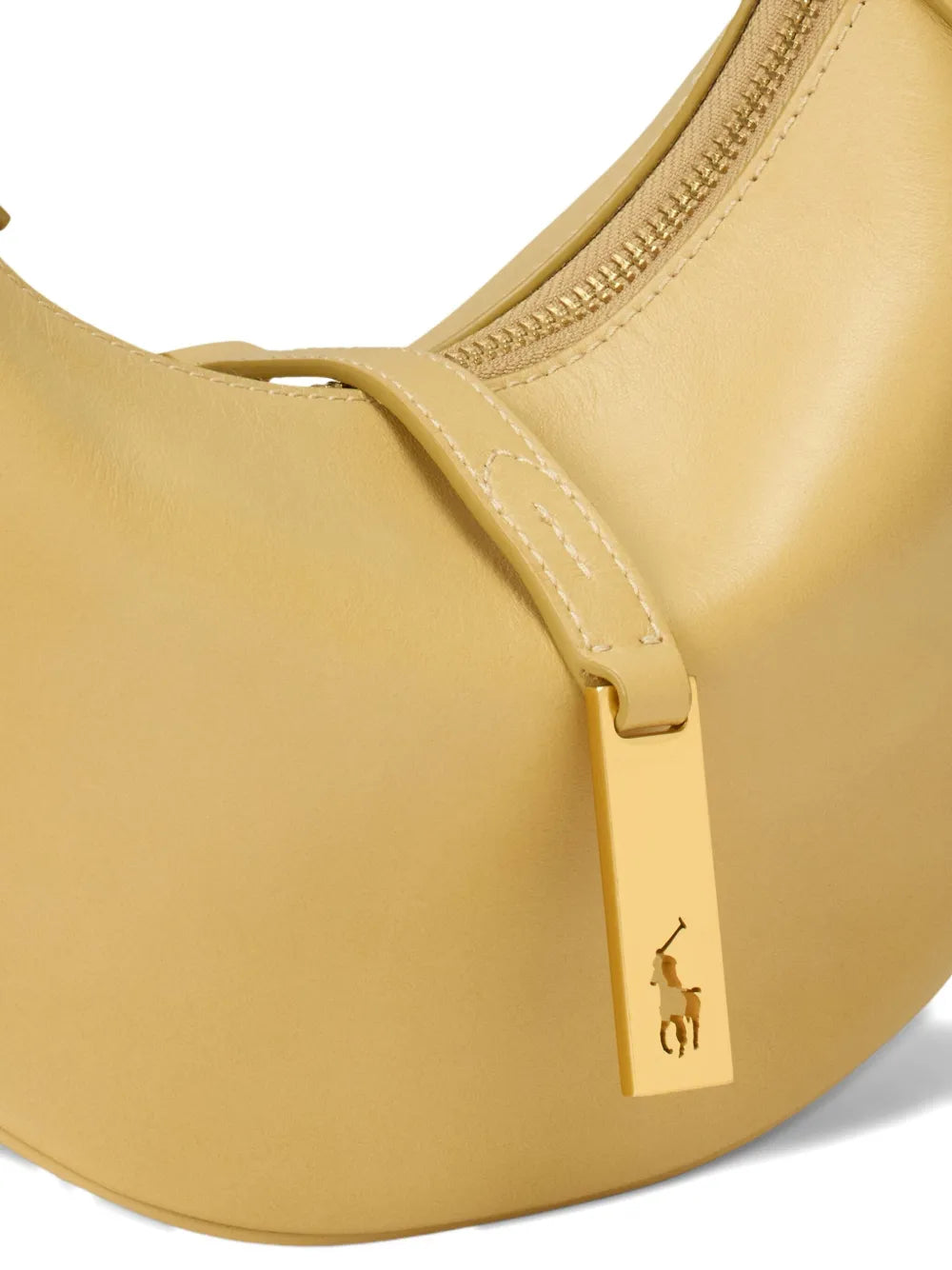 Polo Ralph Lauren Polo Id Leather Shoulder Bag — Same as shown — Size One Size — Detail View