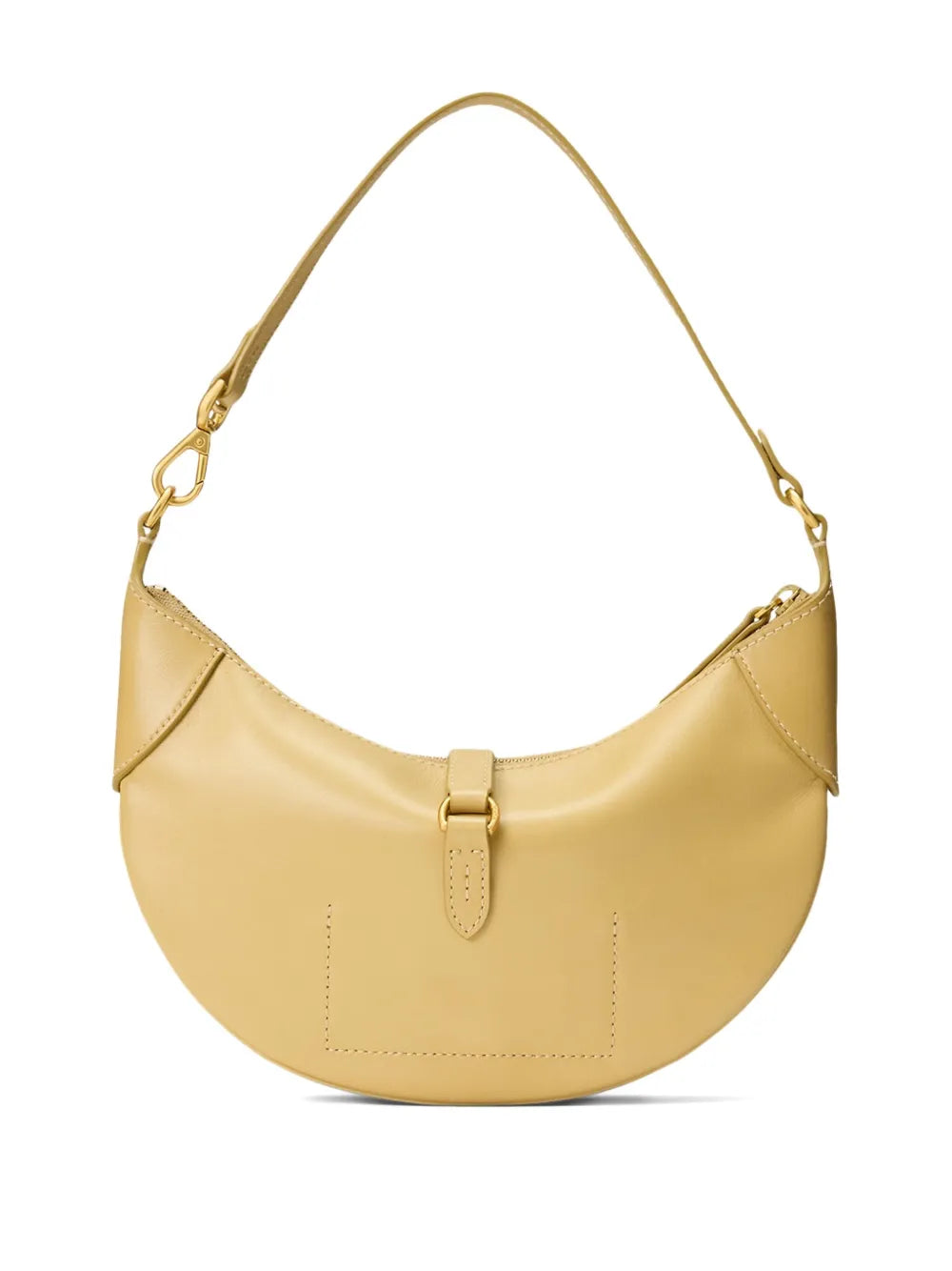 Polo Ralph Lauren Polo Id Leather Shoulder Bag — Same as shown — Size One Size — Side View