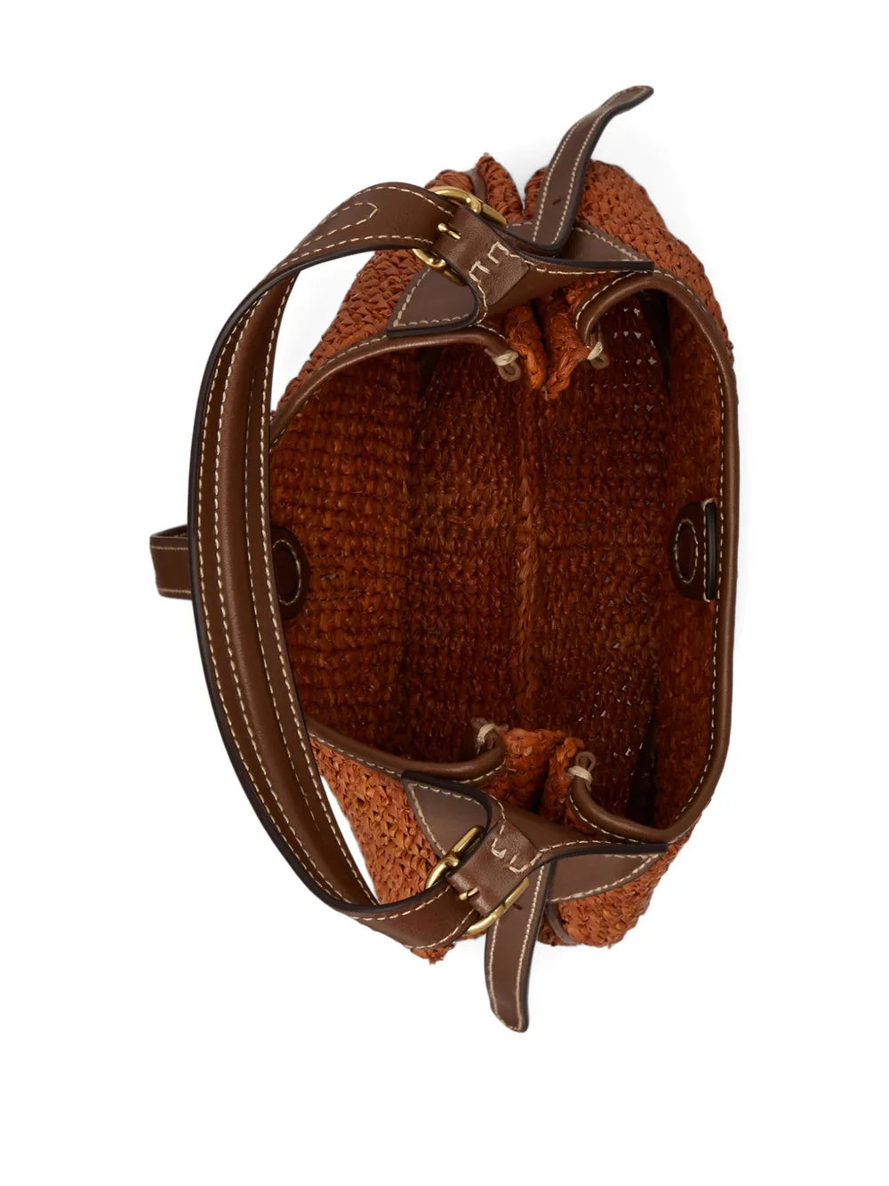 Polo Ralph Lauren Raffia Shoulder Bag — Same as shown — Size One Size — Detail View