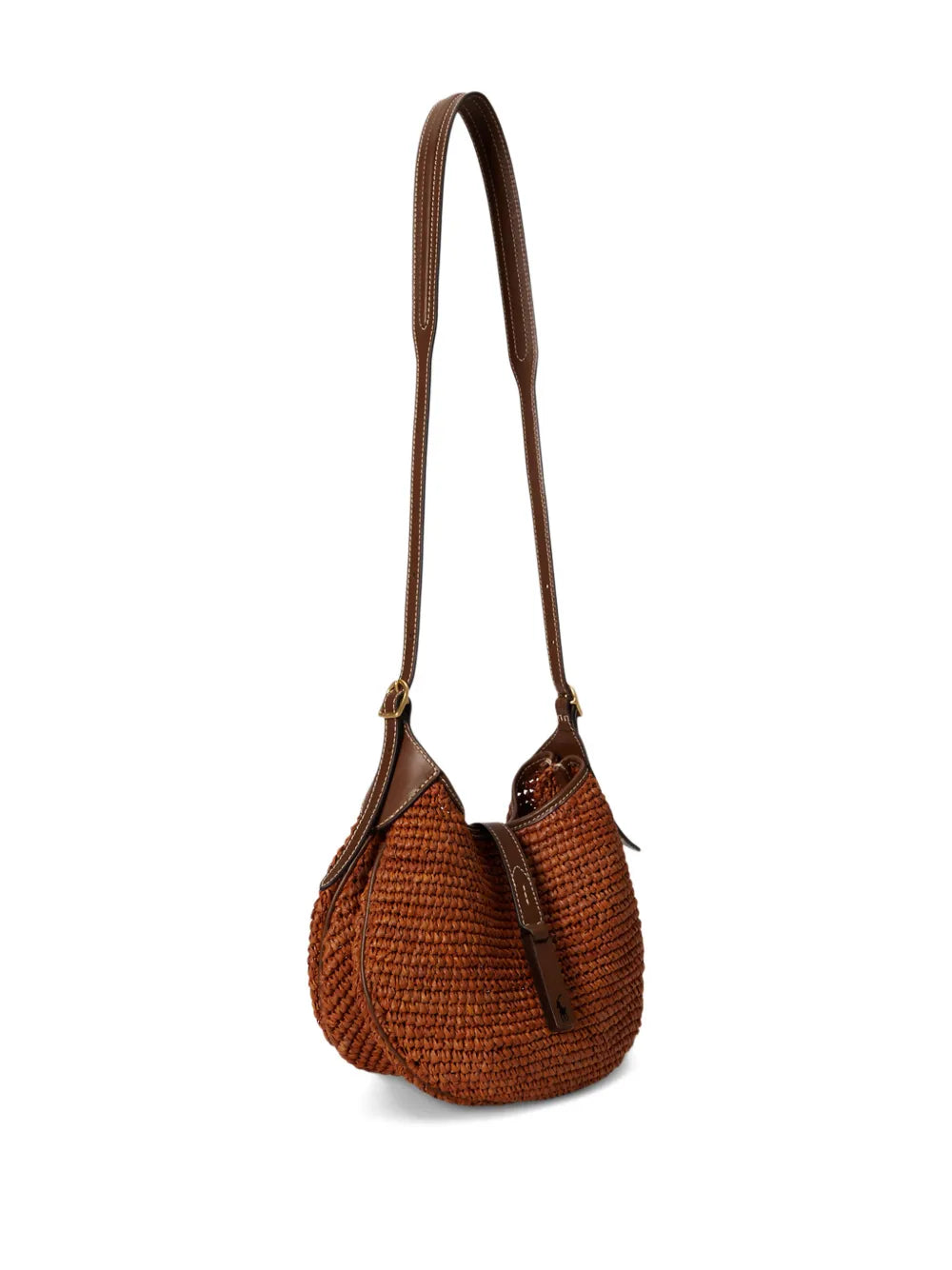 Polo Ralph Lauren Raffia Shoulder Bag — Same as shown — Size One Size — Back View