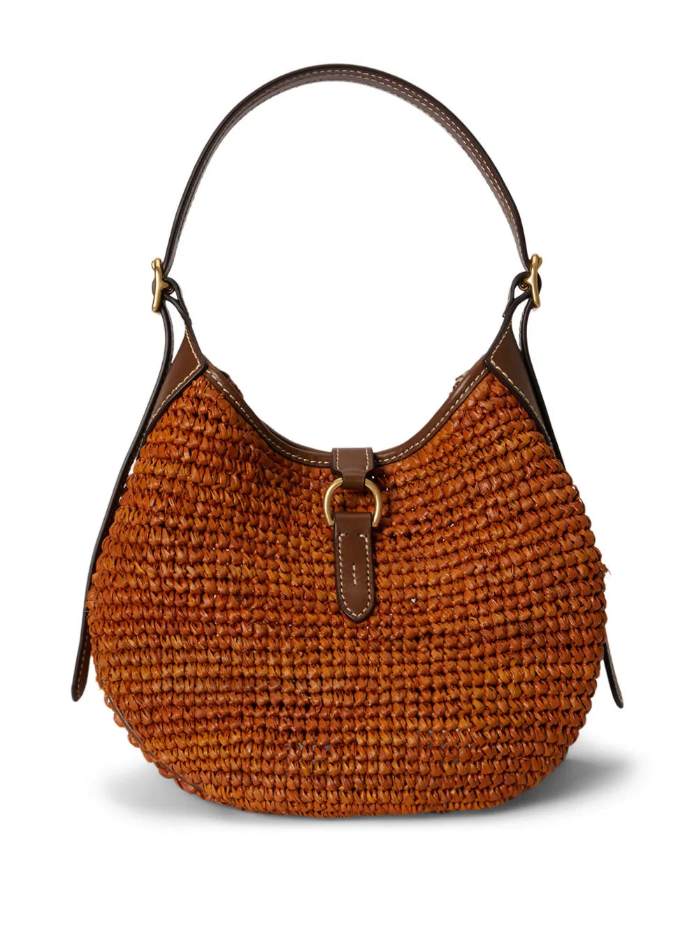 Polo Ralph Lauren Raffia Shoulder Bag — Same as shown — Size One Size — Side View