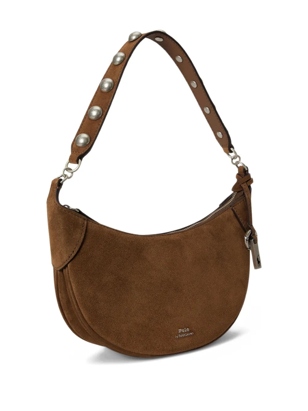 Polo Ralph Lauren Polo Id Suede Shoulder Bag — Same as shown — Size One Size — Back View
