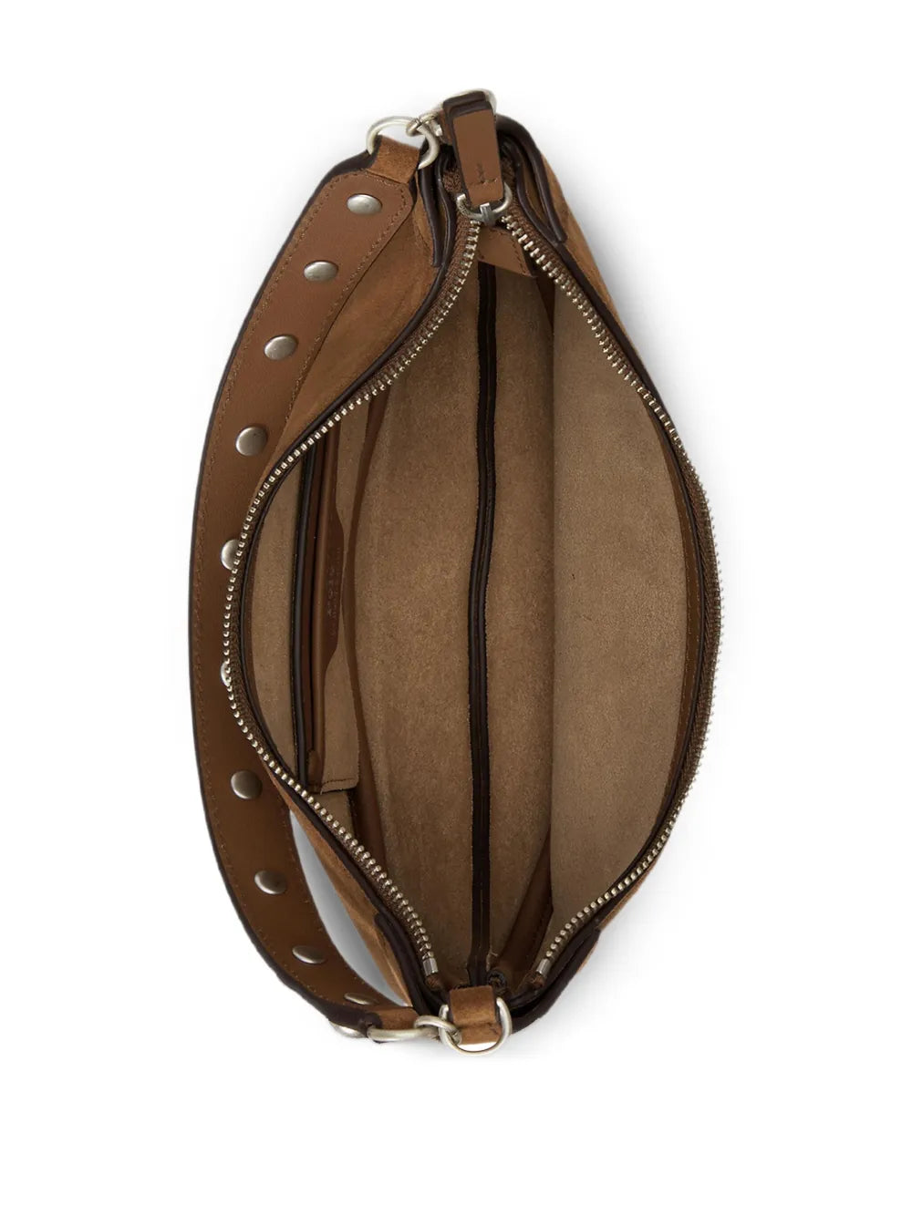 Polo Ralph Lauren Polo Id Suede Shoulder Bag — Same as shown — Size One Size — Top View