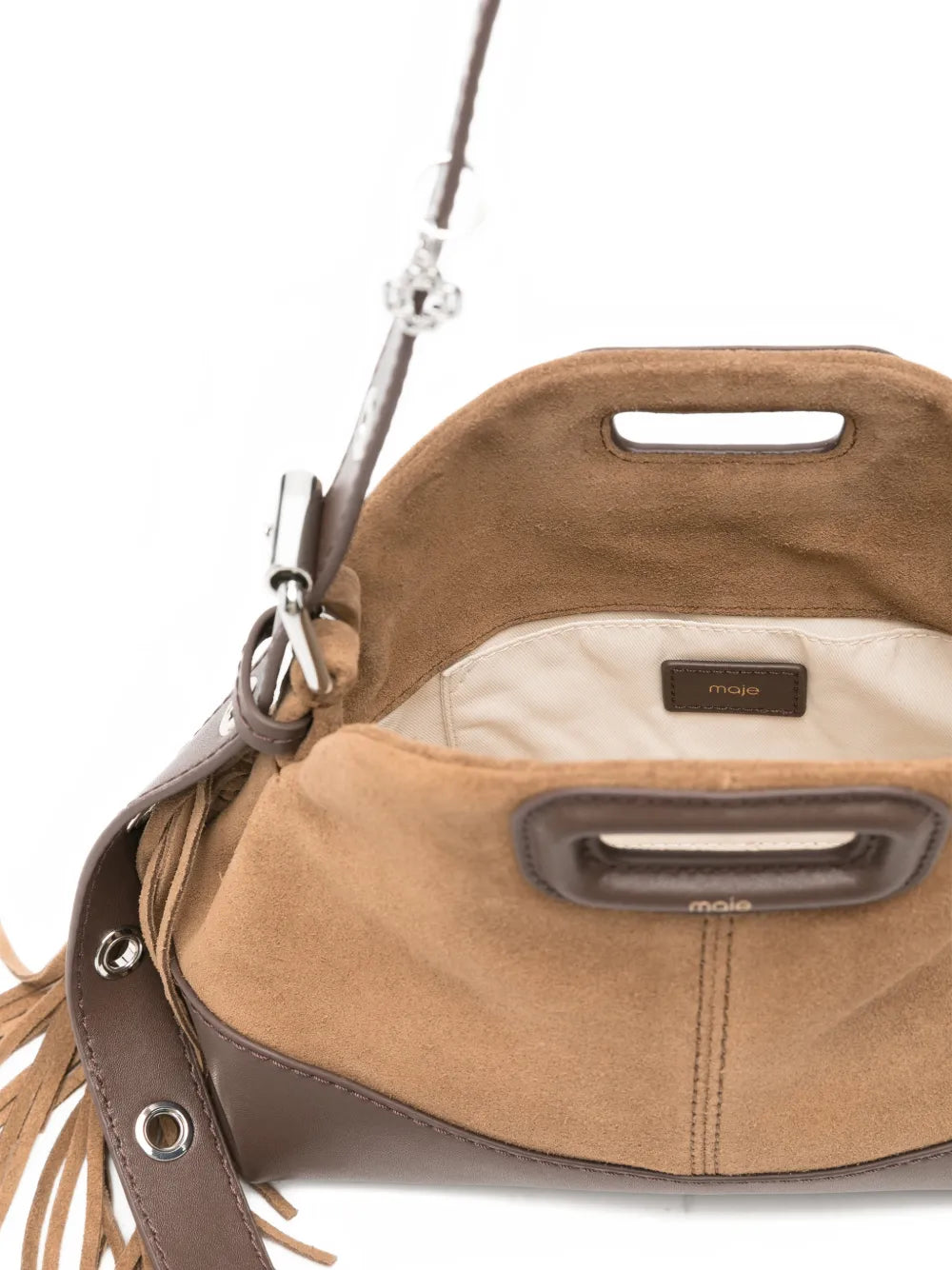 Maje Miss M Fringed Strap Shoulder Bag — Same as shown — Size One Size — Detail View