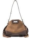 Maje Miss M Fringed Strap Shoulder Bag — Same as shown — Size One Size — Front View