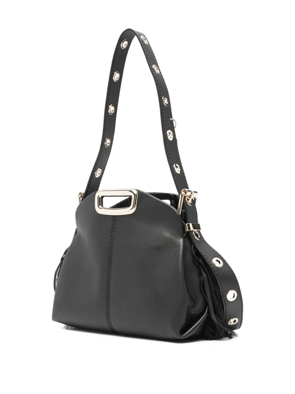 Maje Miss M Fringe Hardware Shoulder Bag — Same as shown — Size One Size — Back View