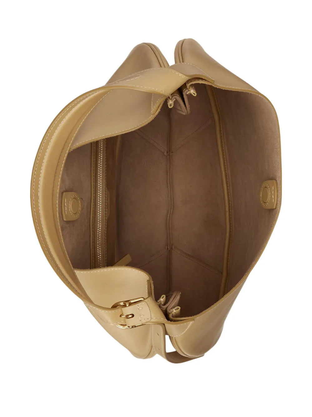 Polo Ralph Lauren Pony Plaque Leather Shoulder Bag — Same as shown — Size One Size — Detail View