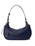 Polo Ralph Lauren Ebbled Pony Leather Shoulder Bag — Same as shown — Size One Size — Front View