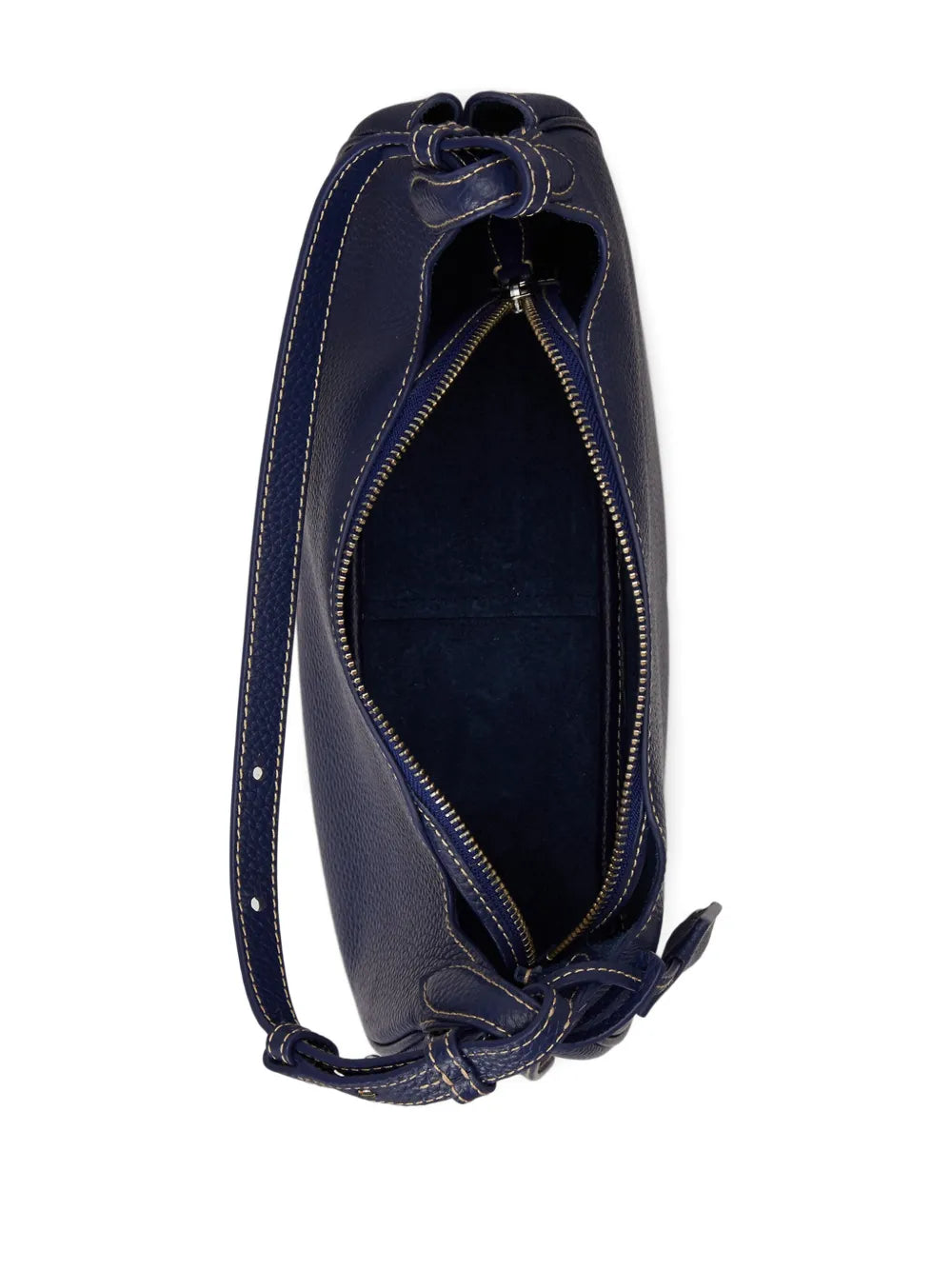 Polo Ralph Lauren Ebbled Pony Leather Shoulder Bag — Same as shown — Size One Size — Top View