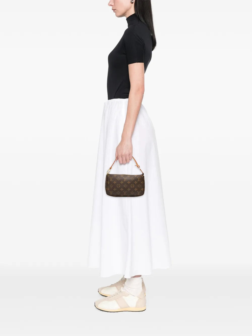 Louis Vuitton Pre Owned 1999 Monogram Pochette Accessoires Shoulder Bag — Same as shown — Size One Size — Side View