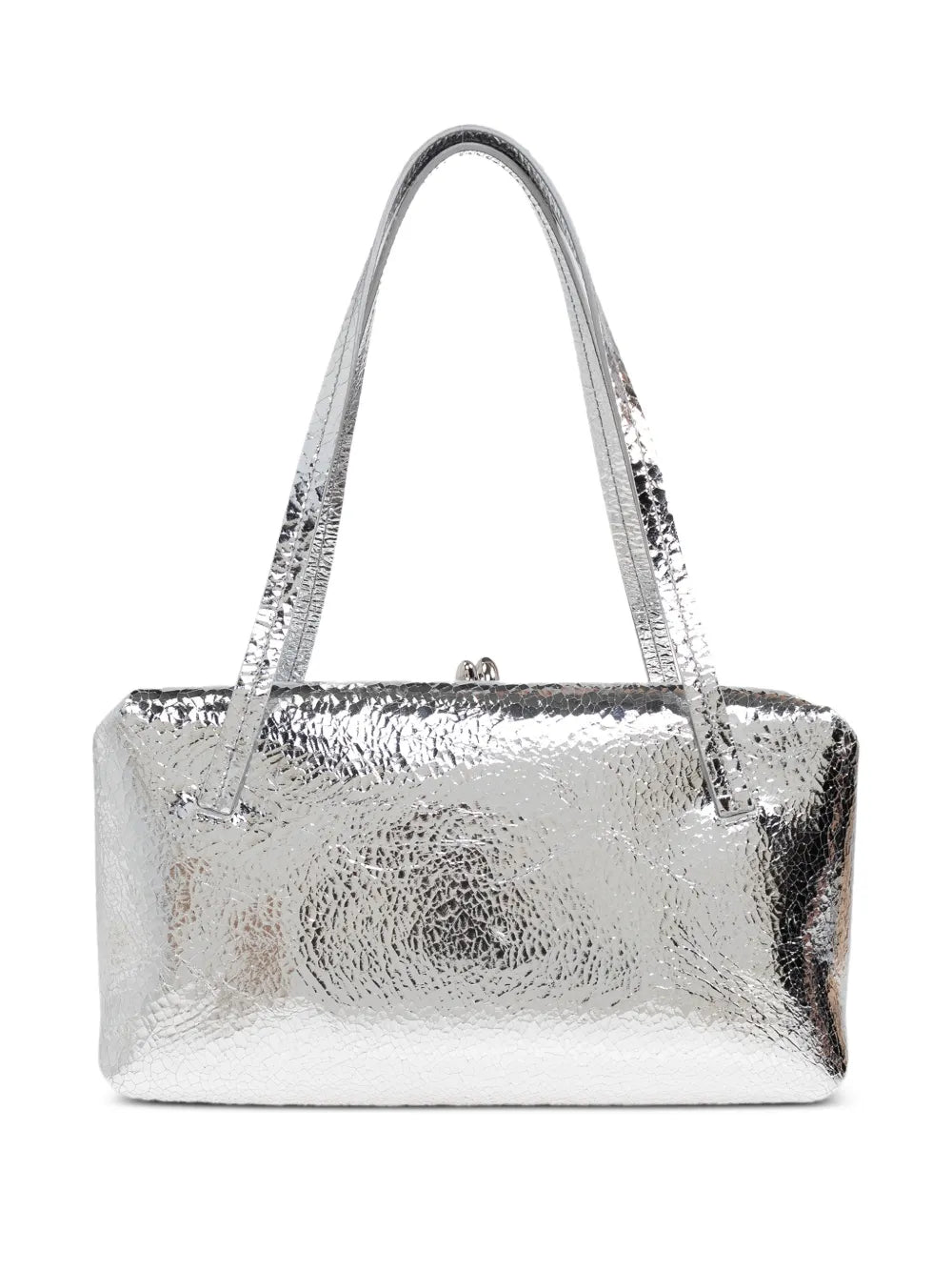 Jil Sander Textured Leather Shoulder Bag — Same as shown — Size One Size — Back View