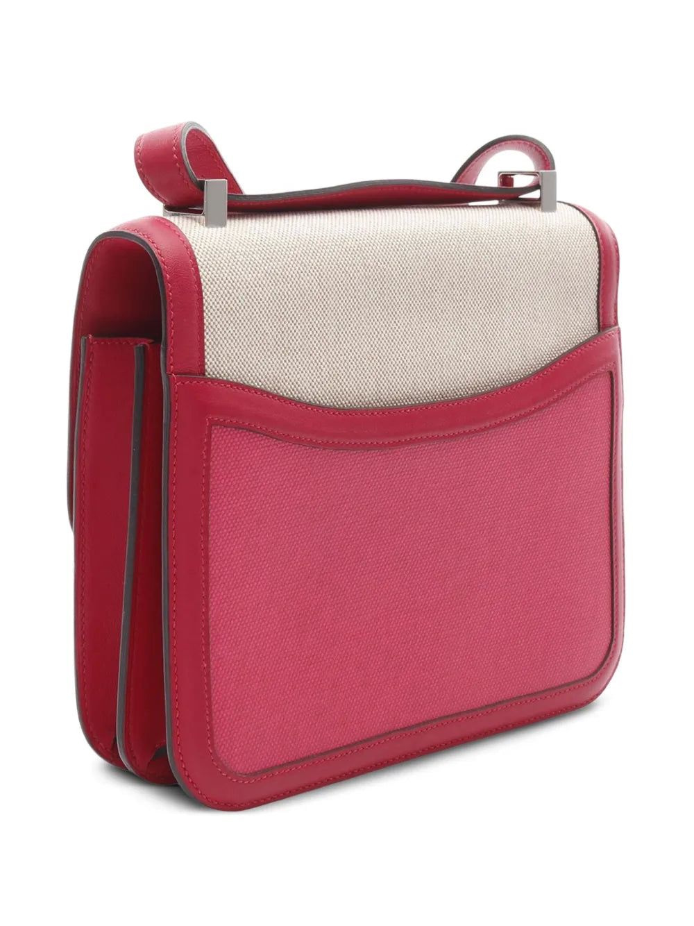 Hermes Pre Owned 2021 Toile H Berline Swift Constance Iii 24 Shoulder Bag — Same as shown — Size One Size — Back View