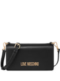 Love Moschino Logo Plaque Shoulder Bag — Same as shown — Size One Size — Front View