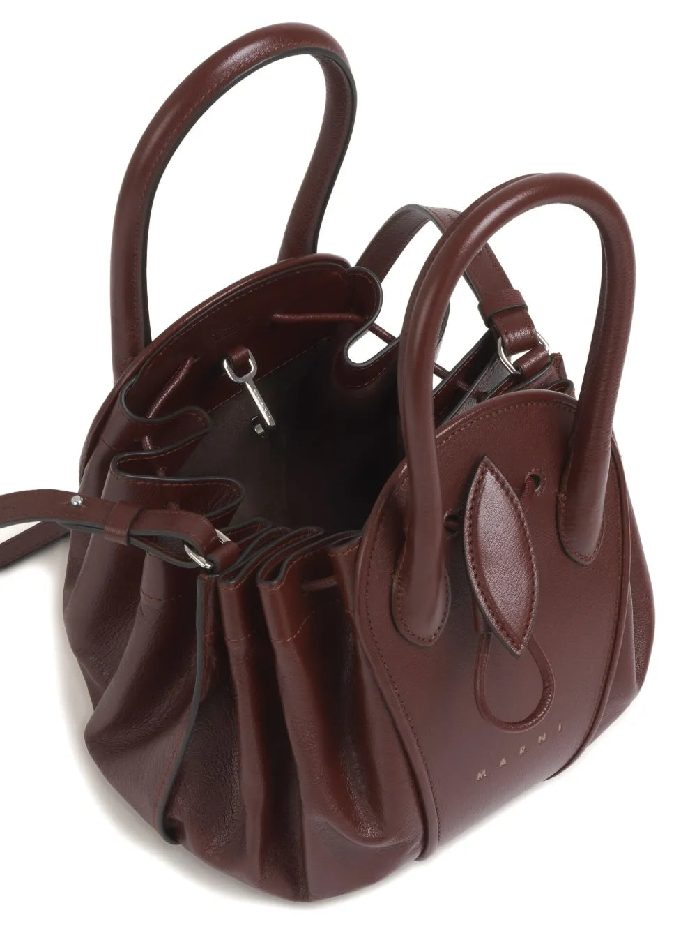 Marni Tubular Handles Tulipea Shoulder Bag — Same as shown — Size One Size — Top View