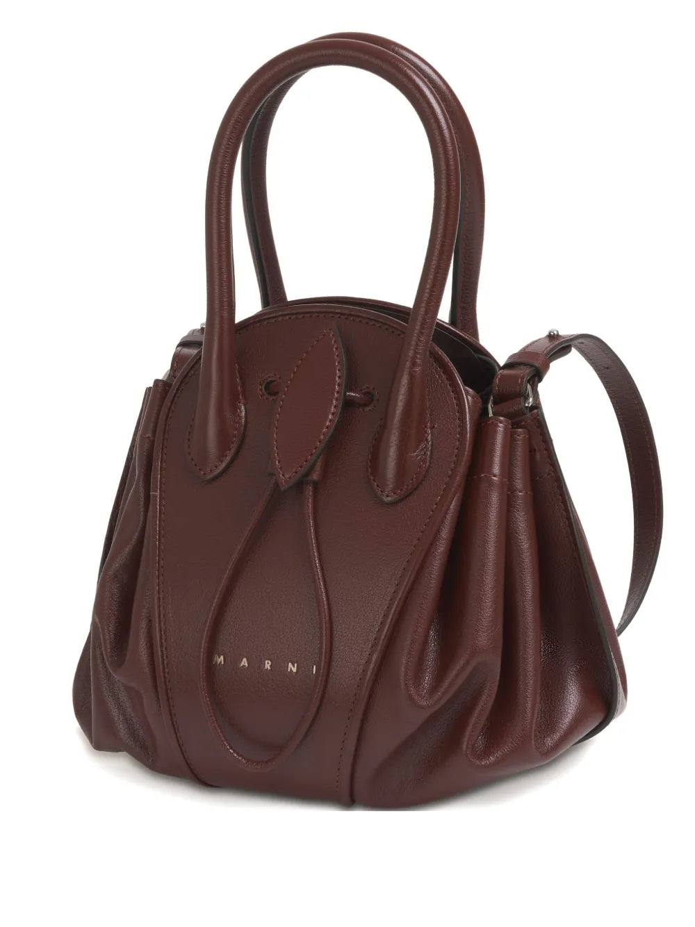 Marni Tubular Handles Tulipea Shoulder Bag — Same as shown — Size One Size — Front View