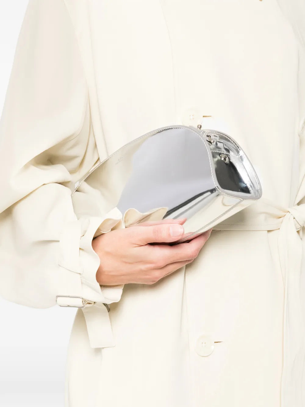 Apc Demi Lune Zip Shoulder Bag — Same as shown — Size One Size — Side View