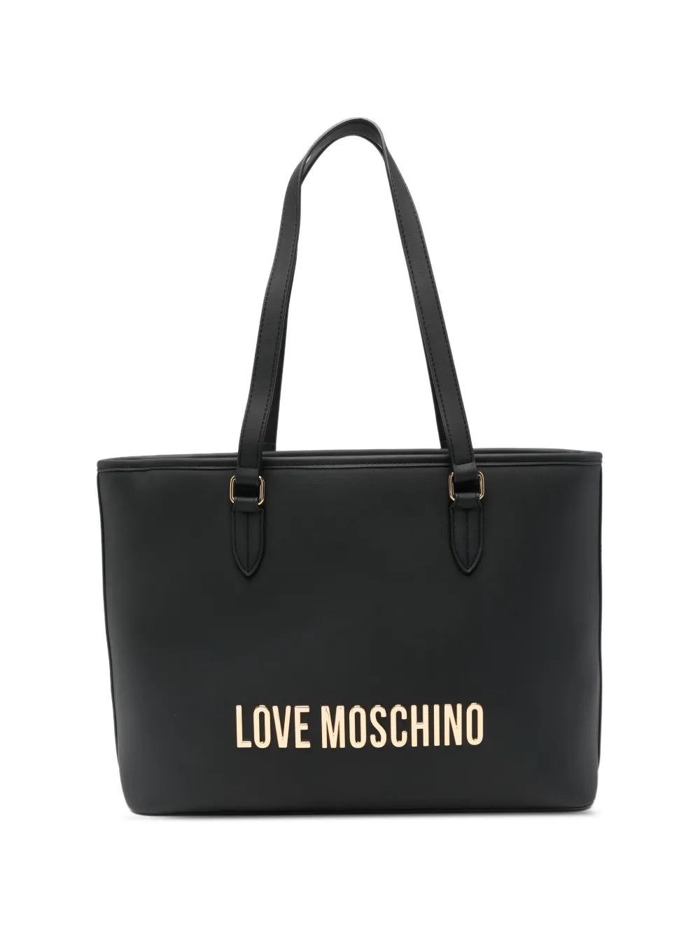 Love Moschino Logo Plaque Shoulder Bag — Same as shown — Size One Size — Front View