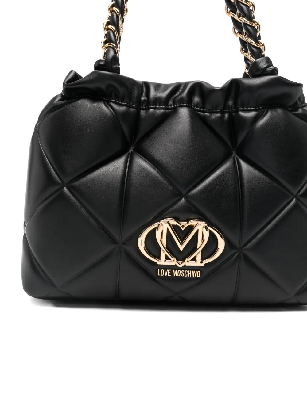 Love Moschino Quilted Chain Strap Shoulder Bag — Same as shown — Size One Size — Top View