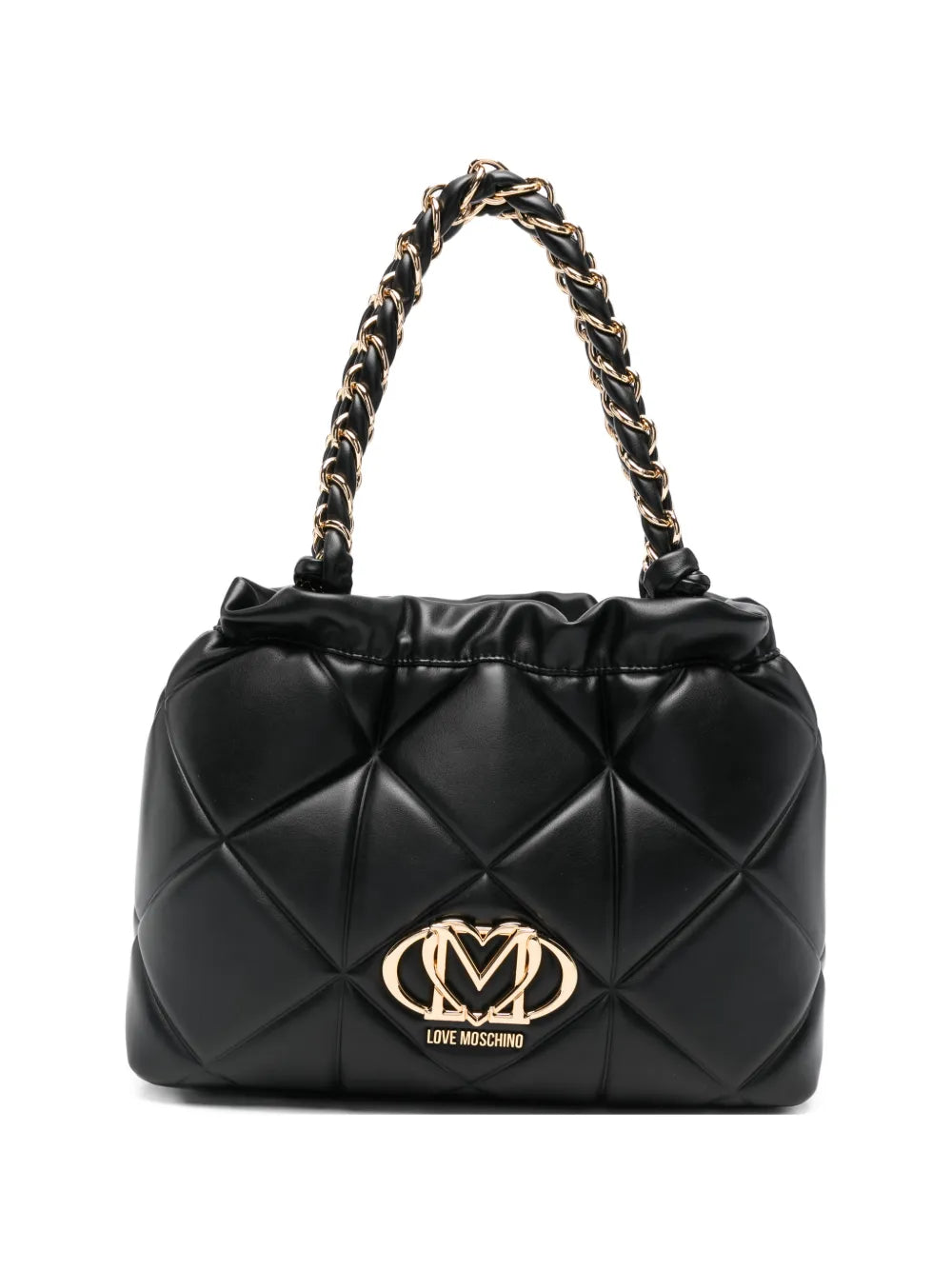 Love Moschino Quilted Chain Strap Shoulder Bag — Same as shown — Size One Size — Front View