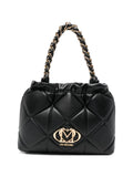 Love Moschino Quilted Chain Strap Shoulder Bag — Same as shown — Size One Size — Front View