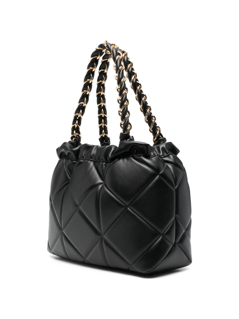Love Moschino Quilted Chain Strap Shoulder Bag — Same as shown — Size One Size — Back View