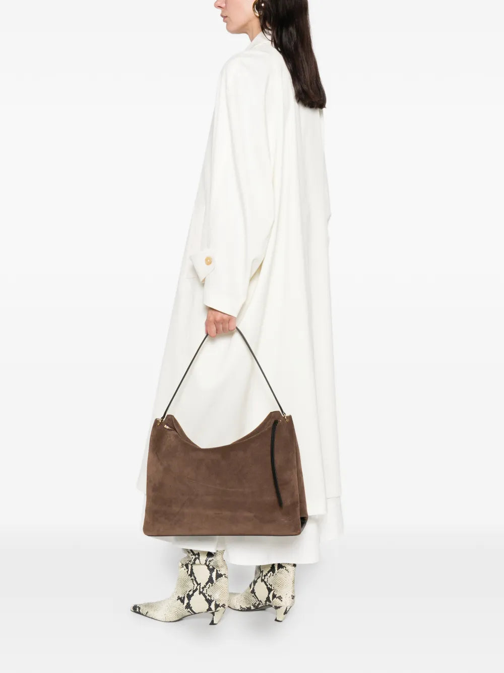 Wandler Penelope Suede Shoulder Bag — Same as shown — Size One Size — Side View