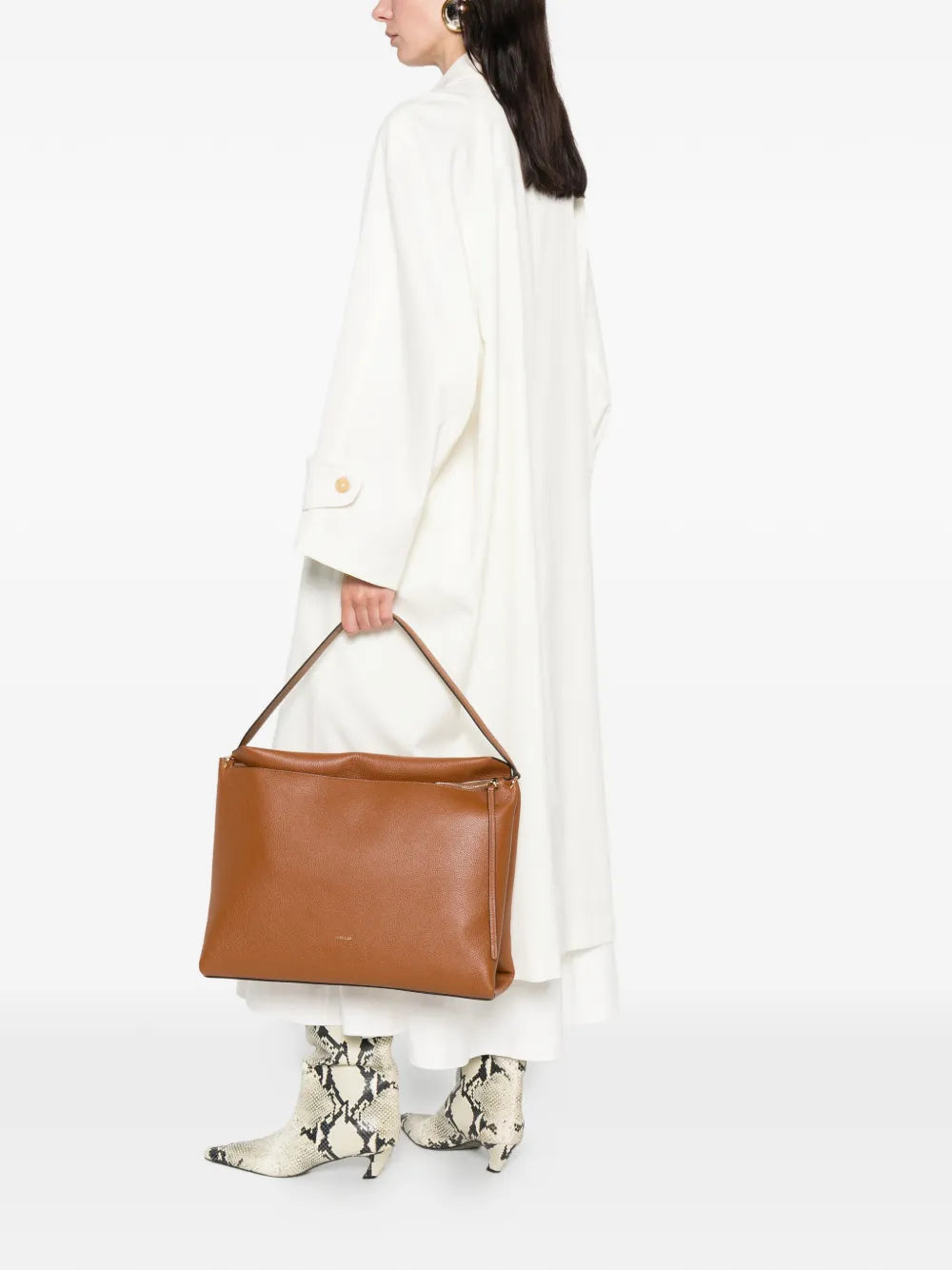 Wandler Penelope Zip Up Shoulder Bag — Same as shown — Size One Size — Side View