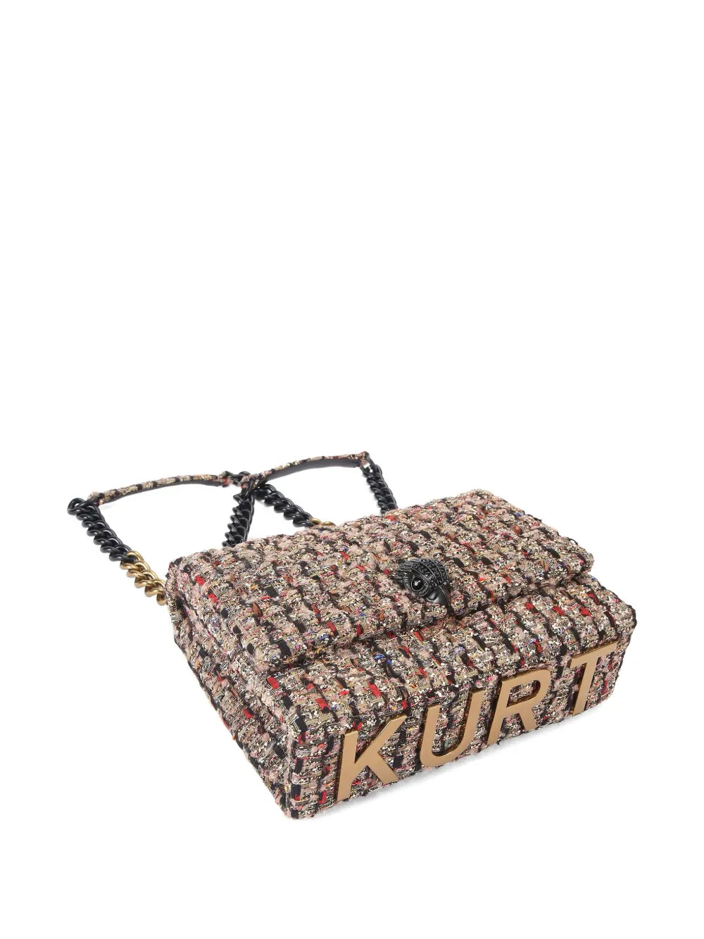 Kurt Geiger London Tweed Texture Shoulder Bag — Same as shown — Size One Size — Top View