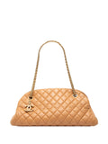 Chanel Pre Owned 2010 2011 Medium Lambskin Just Mademoiselle Bowling Bag Shoulder Bag — Same as shown — Size One Size — Front View