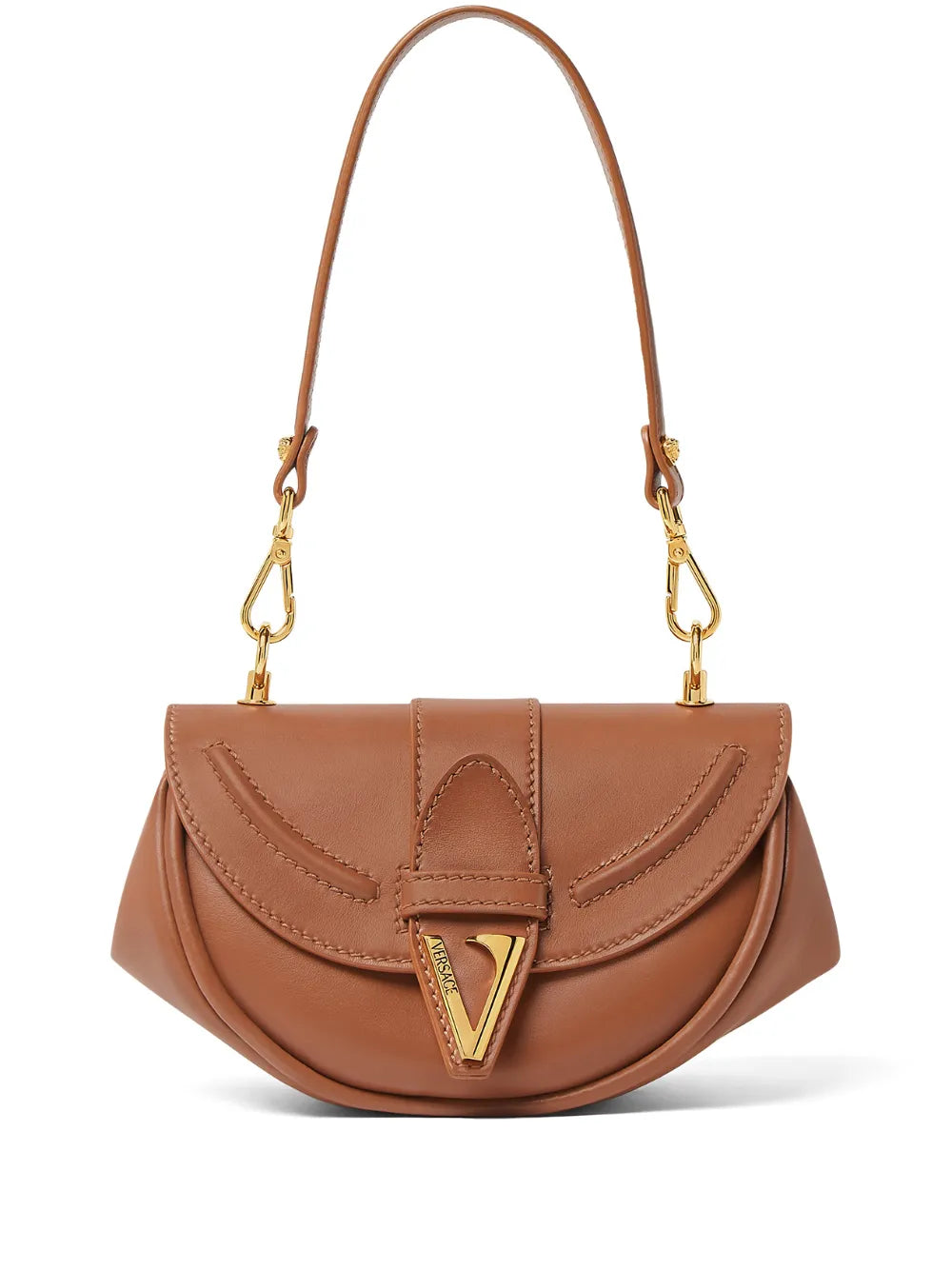 Versace Small Virtus Shoulder Bag — Same as shown — Size One Size — Front View
