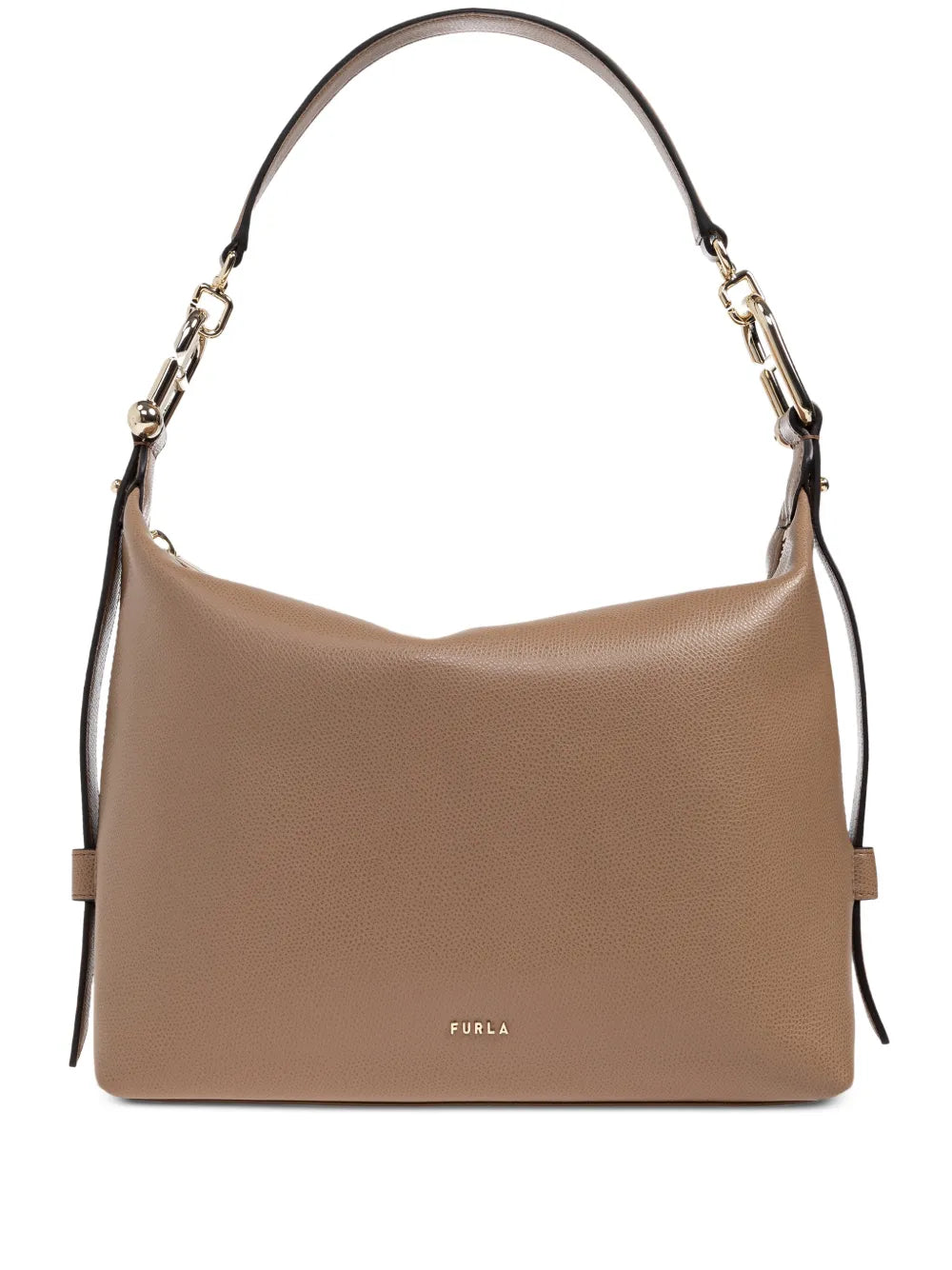 Furla Medium Tonie Leather Shoulder Bag — Same as shown — Size One Size — Front View