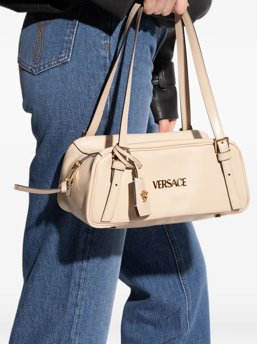 Versace Medusa Charm Tote Bag — Same as shown — Size One Size — Side View