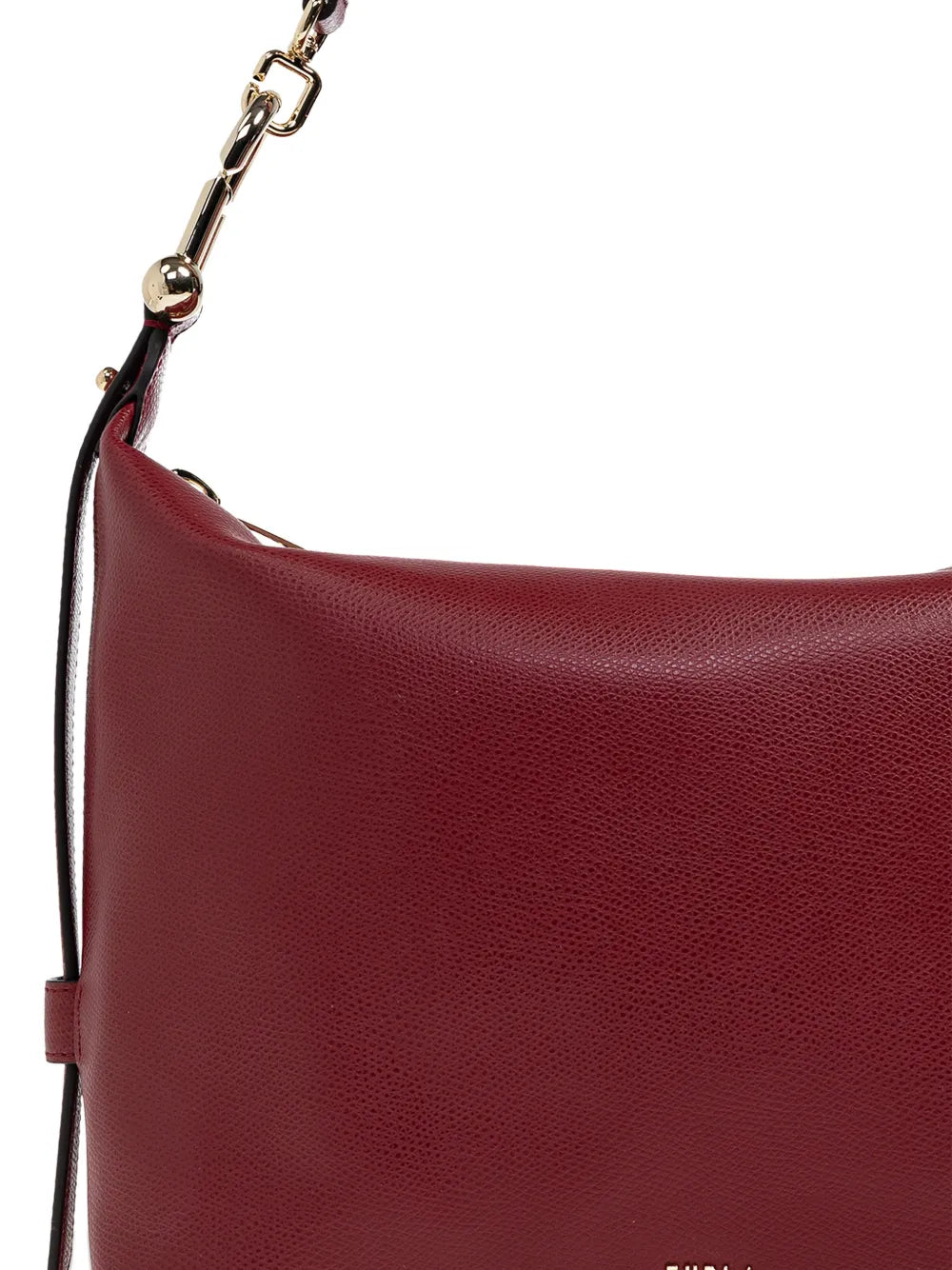 Furla Chain Detail Leather Shoulder Bag — Same as shown — Size One Size — Top View