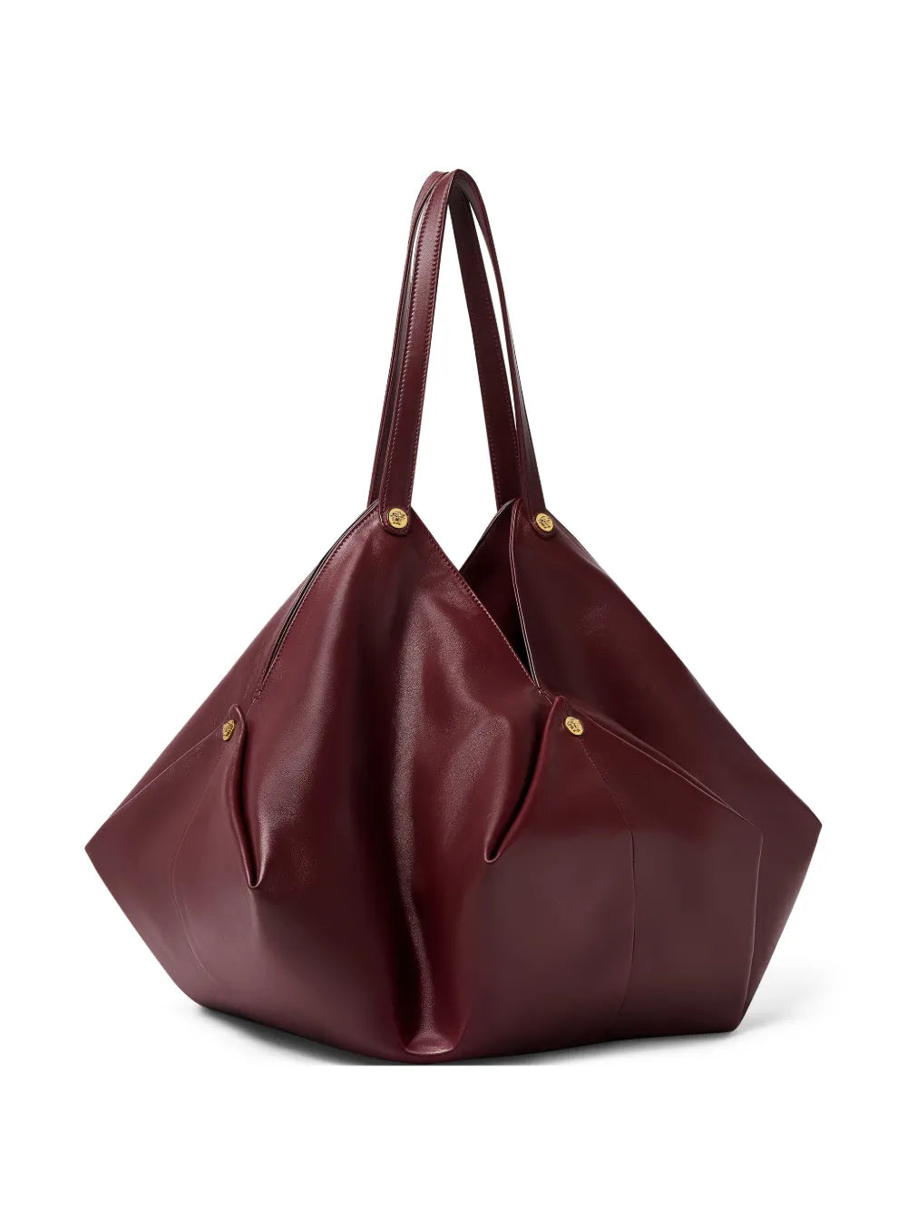 Versace Large Protea Leather Shoulder Bag — Same as shown — Size One Size — Back View