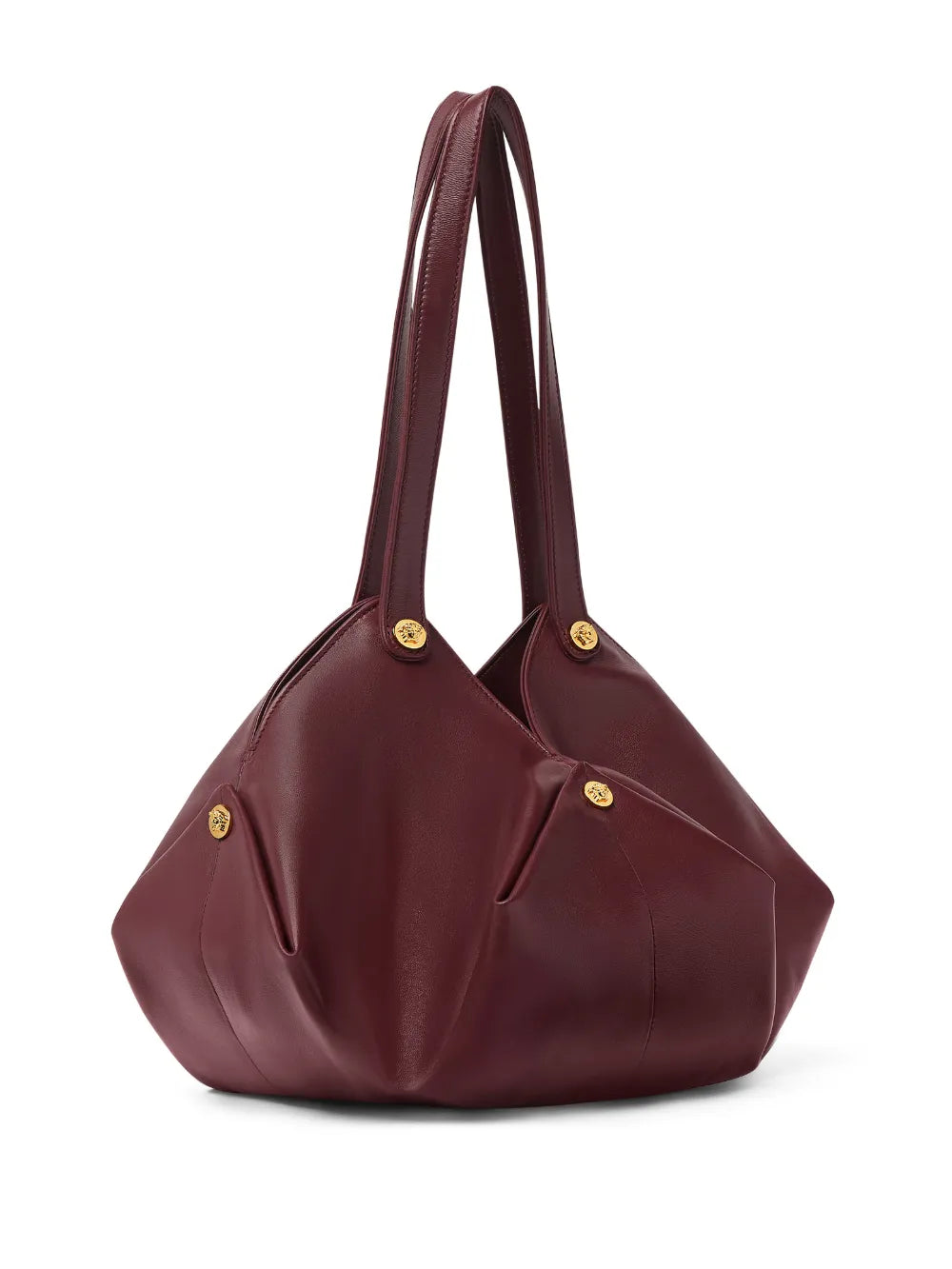 Versace Protea Leather Shoulder Bag — Same as shown — Size One Size — Back View