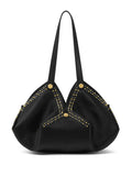 Versace Protea Leather Shoulder Bag — Same as shown — Size One Size — Front View