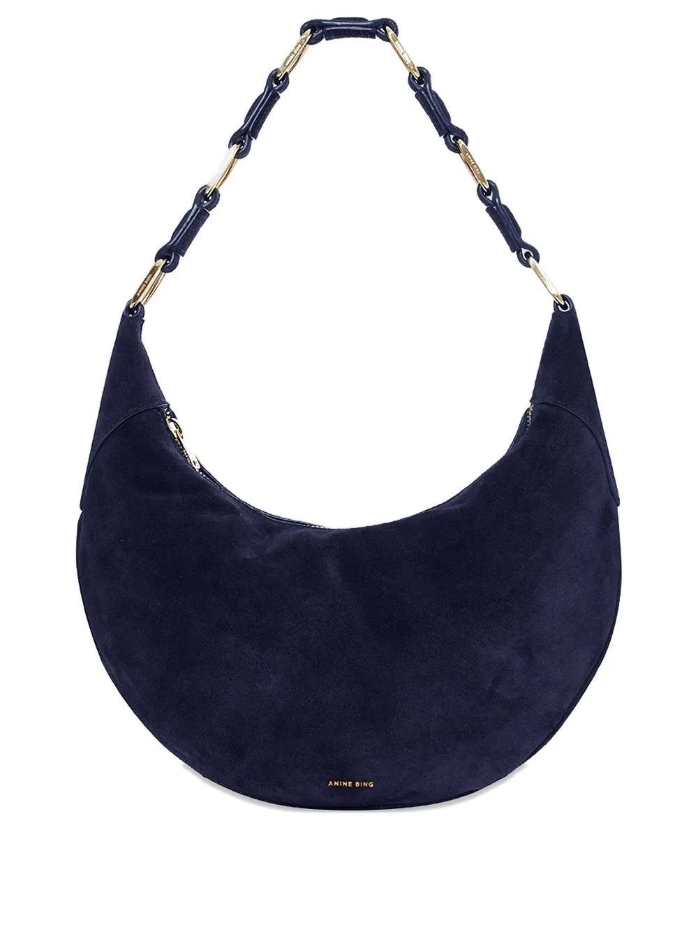Anine Bing Kate Hobo Chain Shoulder Bag — Same as shown — Size One Size — Front View