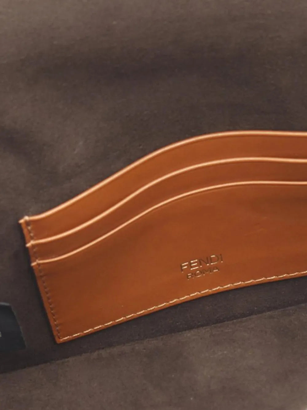 Fendi Pre Owned 2010 2025 Leather Flat Baguette Shoulder Bag — Same as shown — Size One Size — Top View